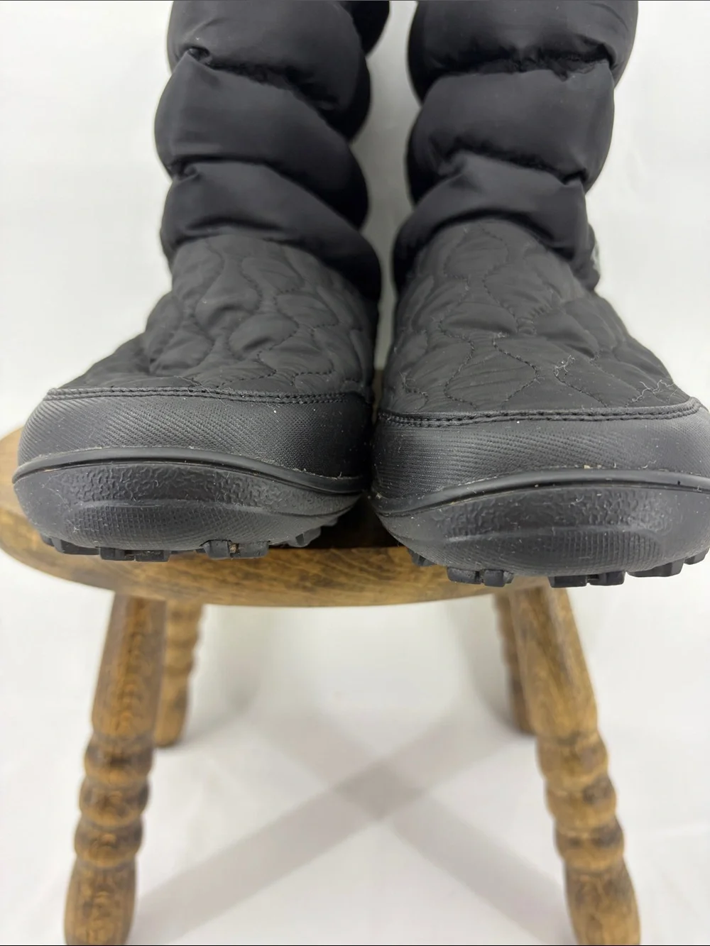 Columbia Womens Minx Slip IV Black Omni-heat Insulated Winter Puffer Boots, 11